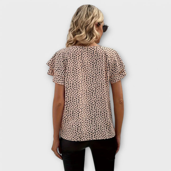 Emily | Blouse with Allover Print