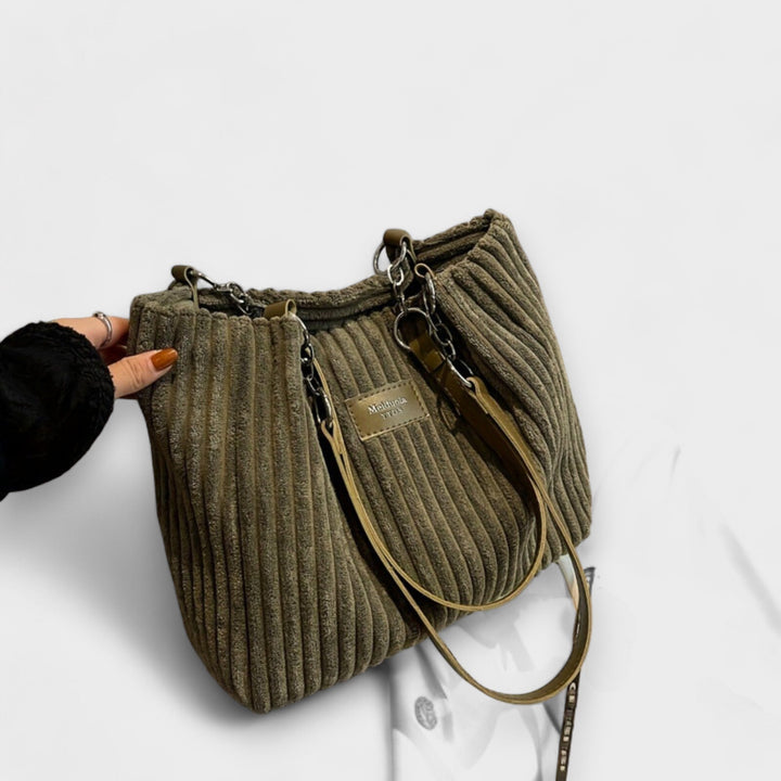 Léora. - Wäch Cord Shoulder Bag
