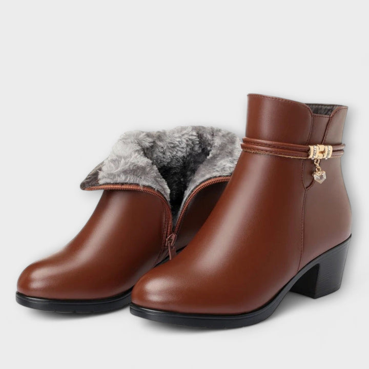 Frederika – Elegant Winter Boots with Zip
