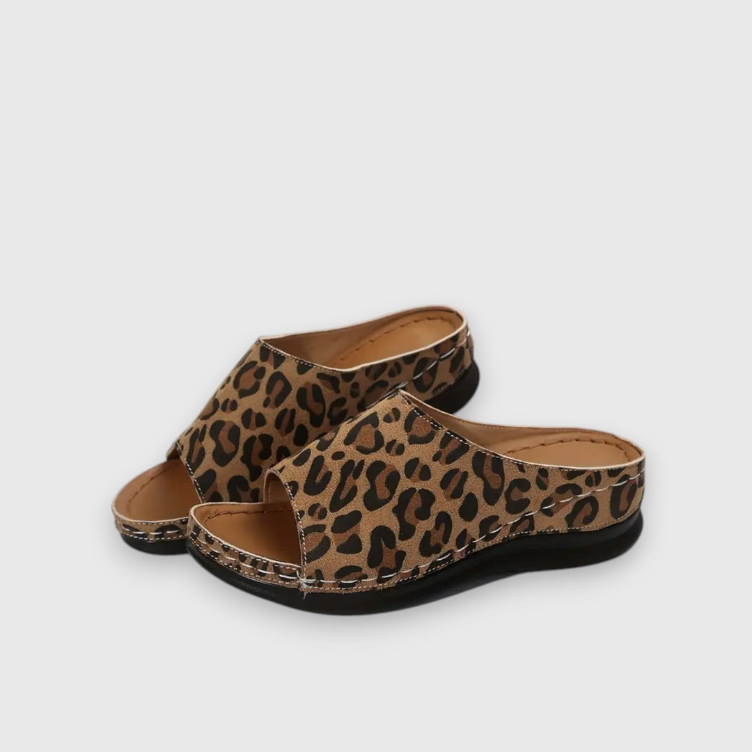 Tina – Leopard Sandal