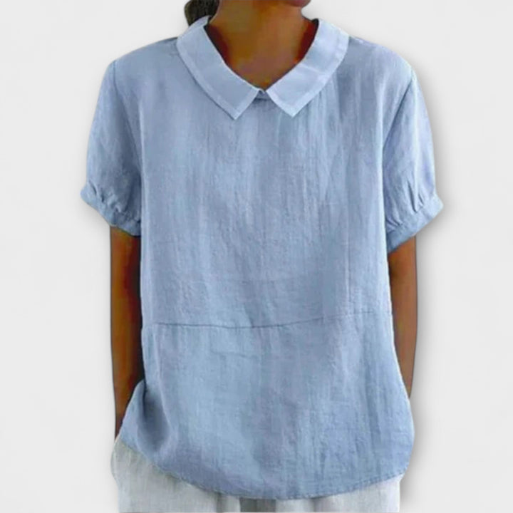 Lia - Short Sleeve Blouse
