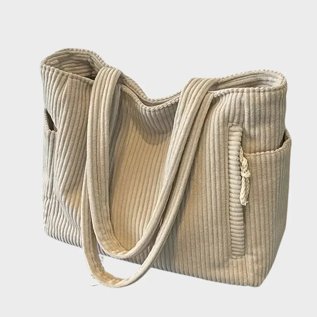 Mara | Ribbed Tote Bag