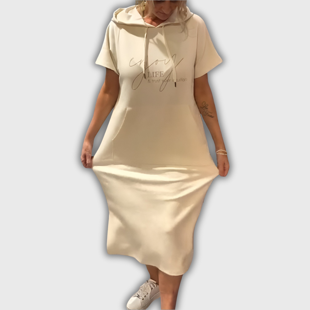 Saskia - Casual Hooded Dress