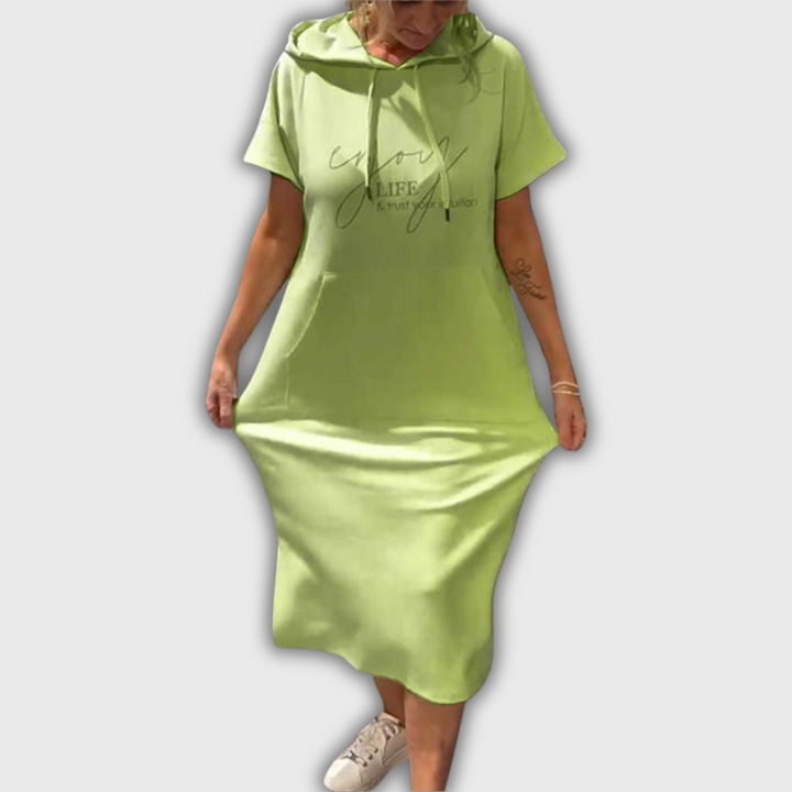 Saskia - Casual Hooded Dress