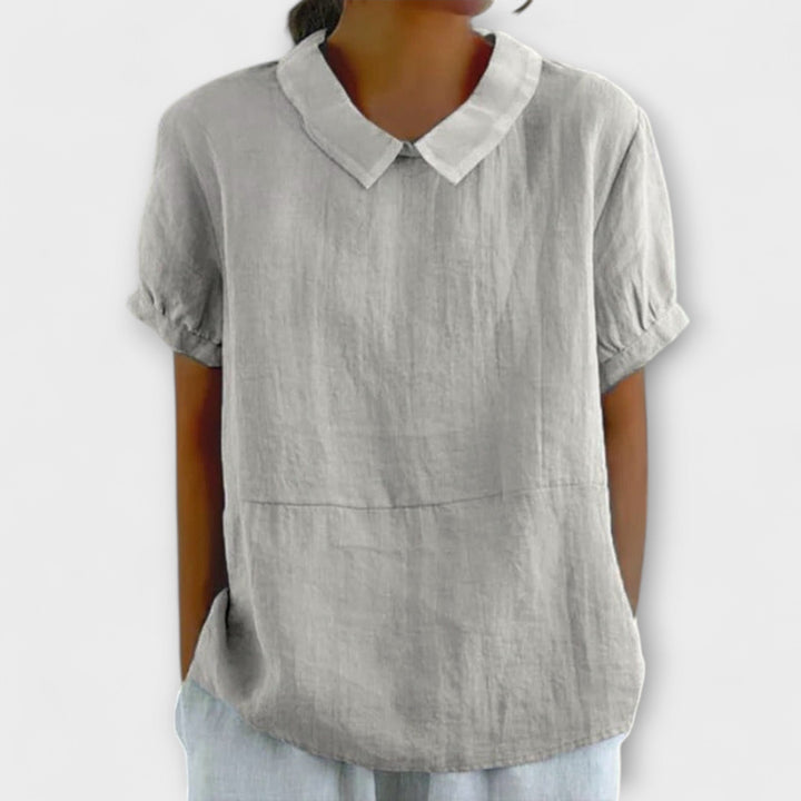 Lia - Short Sleeve Blouse